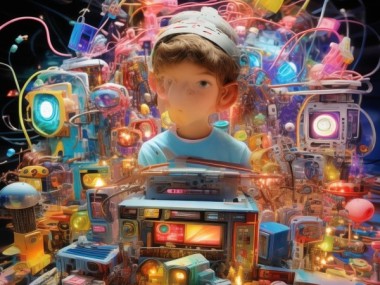 创新科技动态图绘画方法一年级学生